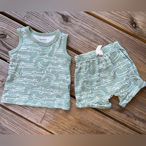Carter’s 3-6M tank top and shorts outfit - Infant Baby - Picture 1 of 5